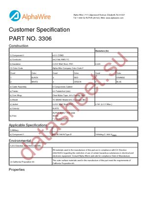 3306 SL005 datasheet  